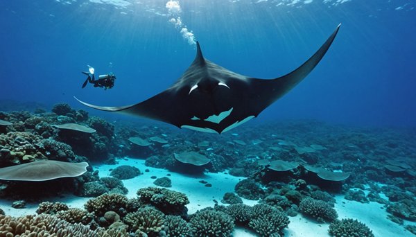 Où pratiquer le snorkeling au milieu des raies manta à Hawaii ?