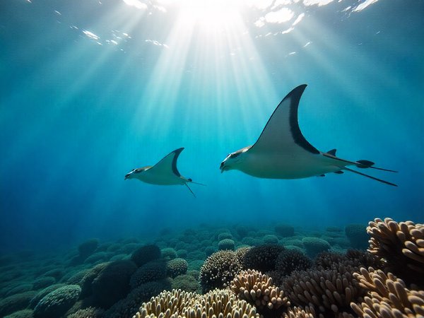 Où pratiquer le snorkeling au milieu des raies manta à Hawaii ?